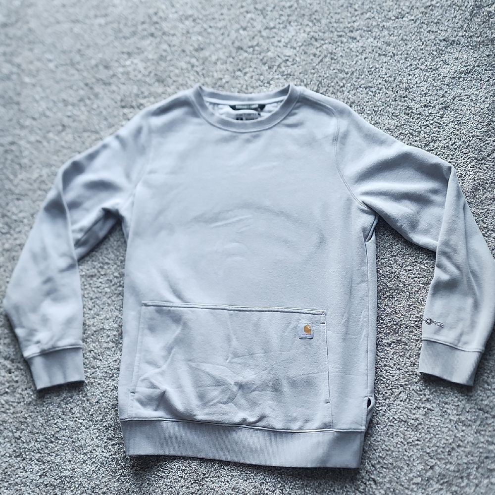 Carhartt Light Gray Crewneck Sweatshirt